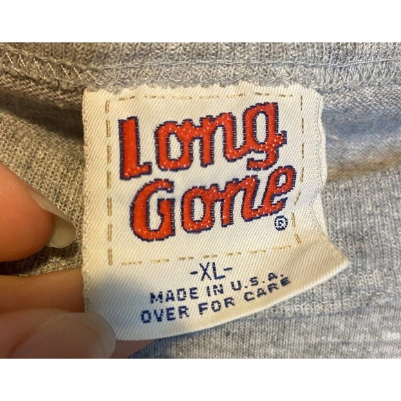 Vintage Long Gone Football Hall of Fame Graphic Print T-Shirt Size XL Gray - Picture 3 of 5